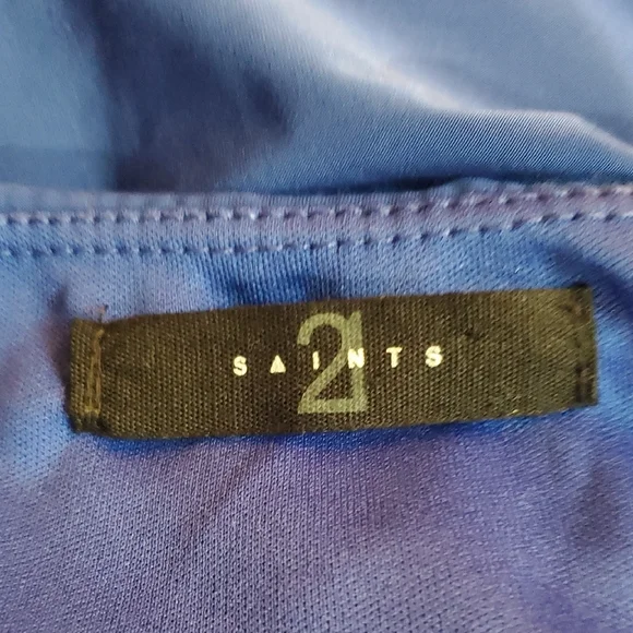 Elegant Blue Backless Dress - Picture 8 of 9